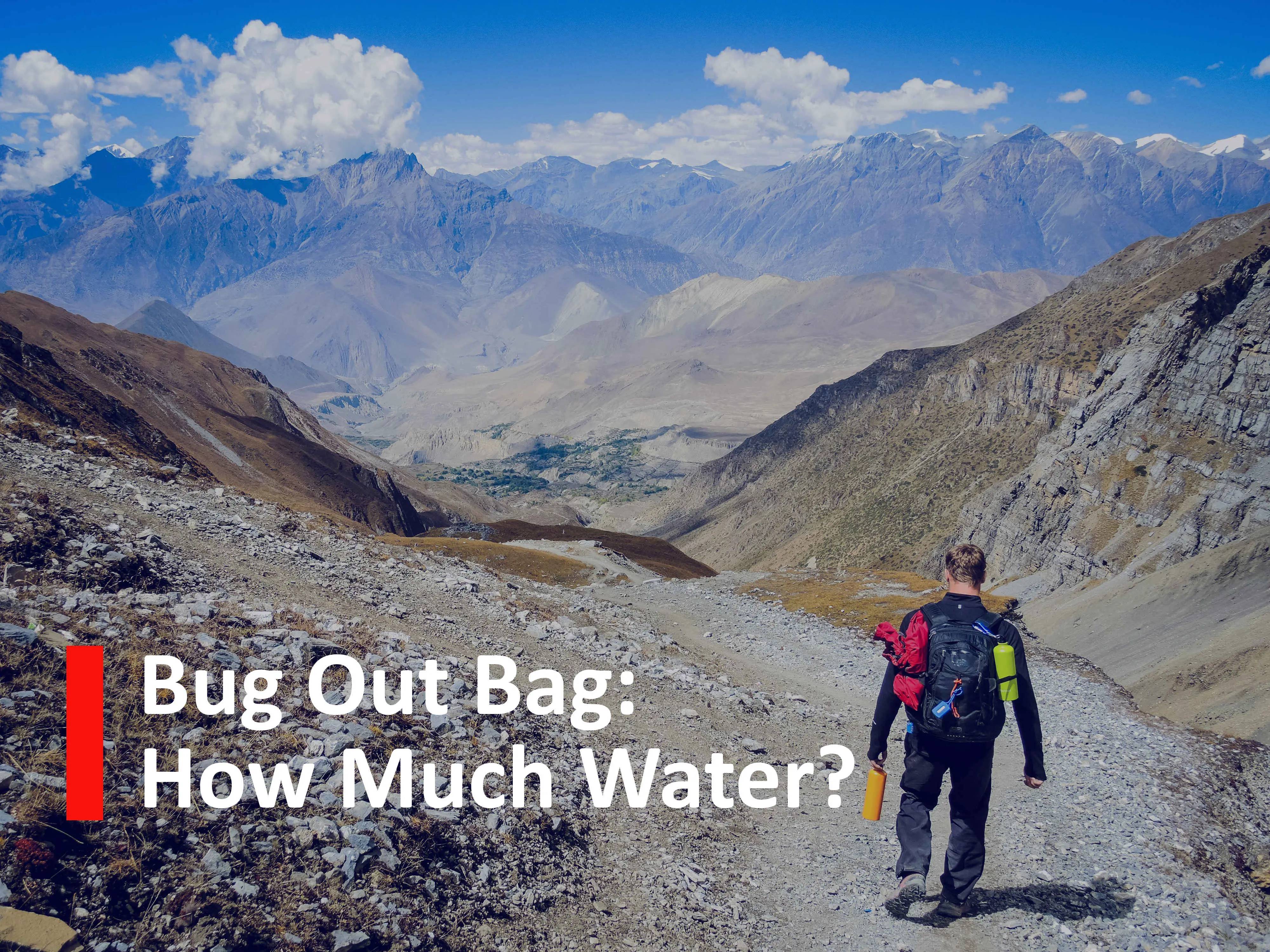 Bug out bag how much water